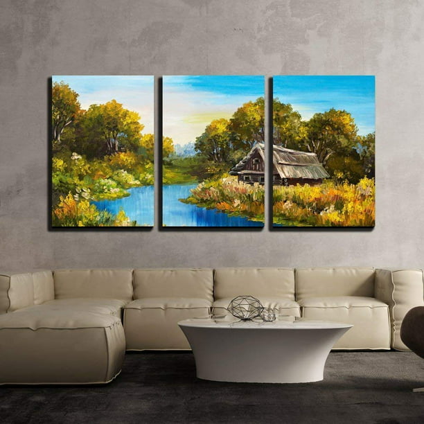 Sumer oil painting HD Canvas printed Home decor painting room Wall art picture